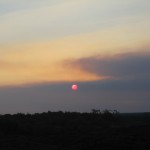 Lava Field Sun